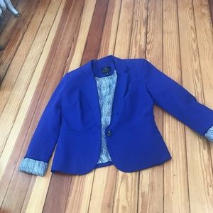 Royal blue blazer